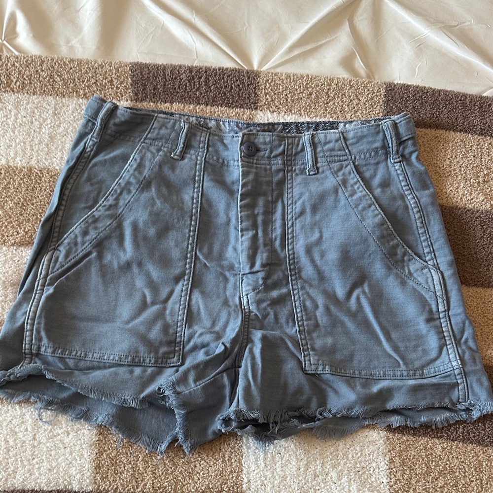 American Eagle Outfitters Steel Blue Cargo Shorts